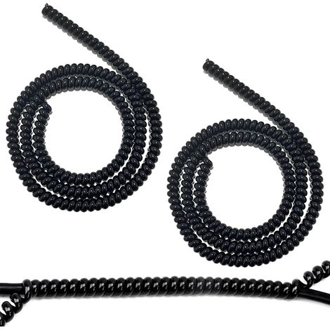 2 x 90 cm Spiral Wire Protection de Câble en Spirale pour Trottinette Brake Spiral Tube Cable Protector Cover Sac de Transport pour Scooter Housse Accessoires de Scooter (1/5)