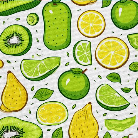 Tela decorativa para exteriores Oxford - Motivo frutal  DX6317 (1/5)