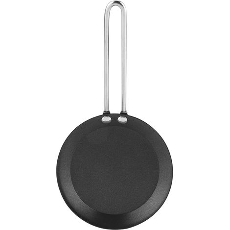 Mini poêle à frire mignonne, modèle œuf poché, poêle ménagère, petit wok, cuiseur de cuisine, poignée en acier (1/5)