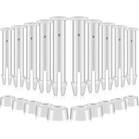 Lot de 30 goupilles et joints d'étanchéité en plastique pour piscines hors sol à structure métallique de 13 à 24 pouces - Pièce de rechange (1/5)