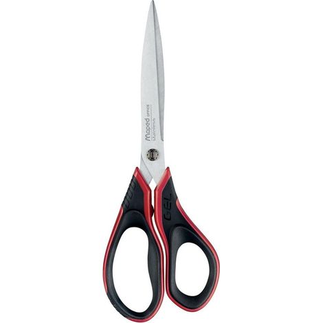 Maped 499210 forbici da cancelleria Universale Taglio a zig zag Nero, Rosso, Argento (1/3)