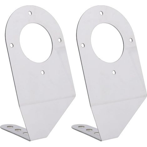 Watermelon Light Bracket, 304 Stainless Steel Mirror Turn Signal Mount with 4 Adjustable Holes for Truck and Trailer Side Mirror Installation (1/5)