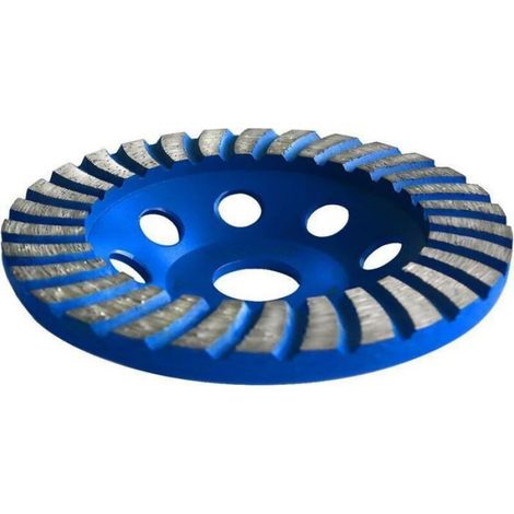 Disque diamant ponçage béton - - 125 mm - Meuleuse béton - Polyvalent - Compatibilité universelle (1/4)