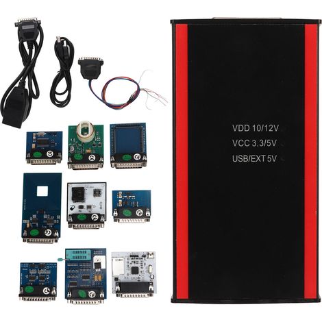 Ortviai Programmateur ECU Iprog+ V87 pour voitures – Réparation IMMO, correction kilométrage, multifonctionnel (1/5)