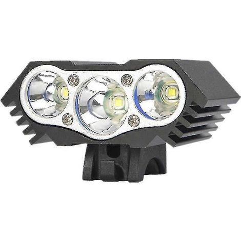 Lampe de vélo LED T6 (1 pièce, noire) (1/5)