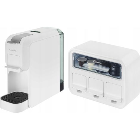 Kaffeepad- und Kapselmaschine CATLER Porto ES 720 - Kompatibel mit Dolce Gusto - Nespresso - Gemahlener Kaffee - Weiß (1/5)