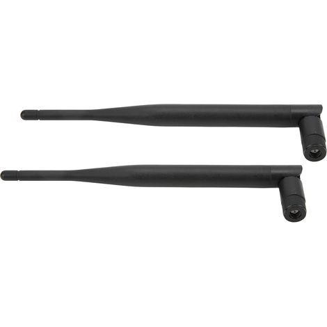 2 antennes routeur JB-2.4G-016 6 dBi 2400-2500 MHz, connecteur SMA, antenne à aiguille interne pour la surveillance sans fil et la domotique. (1/5)