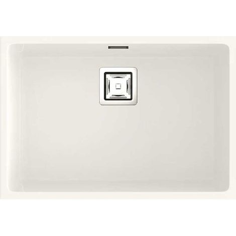 Evier en résine Zie 60 1S Blanc 172 Roc Stone® - Poalgi