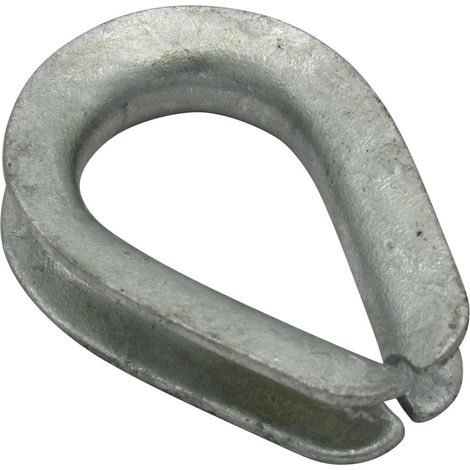 x20 3/8" US Fed Wire Rope Thimbles - 10MM FF-T276B Type 3 Galvanised (1/5)