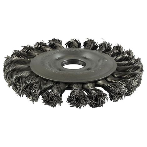 TIMCO Wheel Brush Twisted Knot Steel Wire - 125mm
