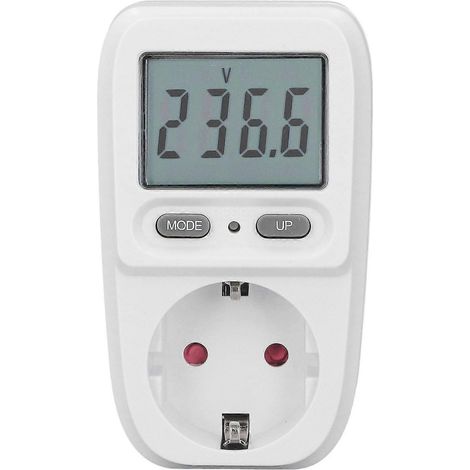Intelligente Steckdose, digitales Spannungsmessgerät, Volt-Tester, Monitor, Voltmeter für Zuhause