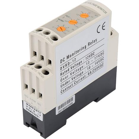 Relais de Surveillance de Tension, Relais de contre les Surtensions et les Sous-tensions DC 12 V 24 V 36 48 (DC12V) (1/5)