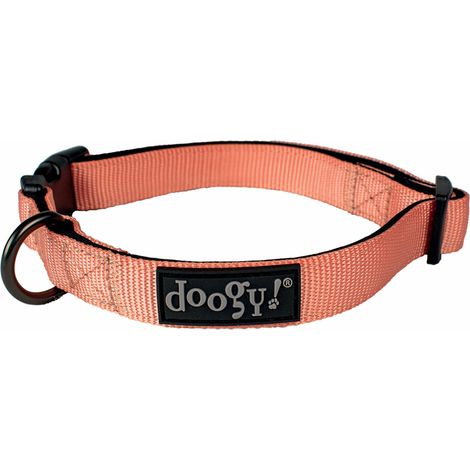 Collier nylon chien Classica Pêche : Taille S