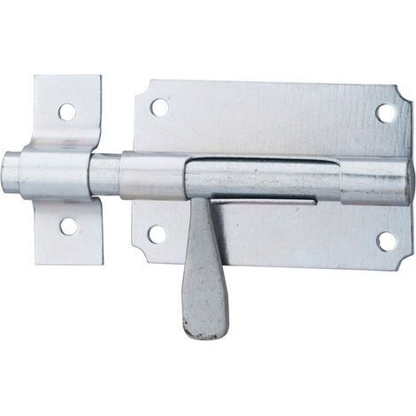 Verrou de box pour portail, pêne Ø12mm - (1/2)