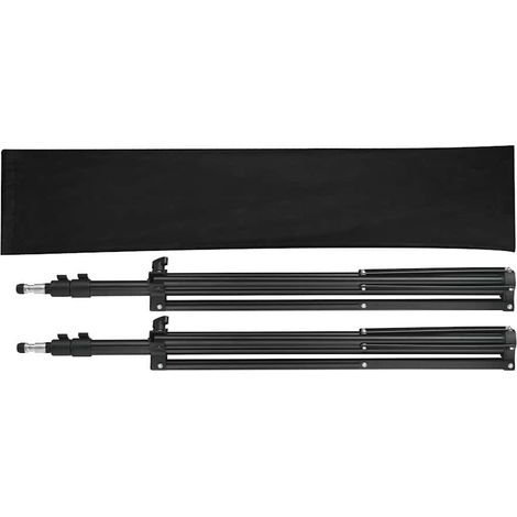 vidaXL Soportes de lámpara 2 unidades altura 78-210 cm (1/2)