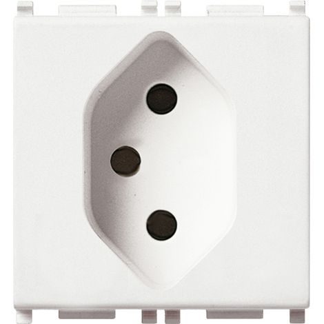 VIMAR - 14226 2P+T 10A Prise suisse type 13, blanche