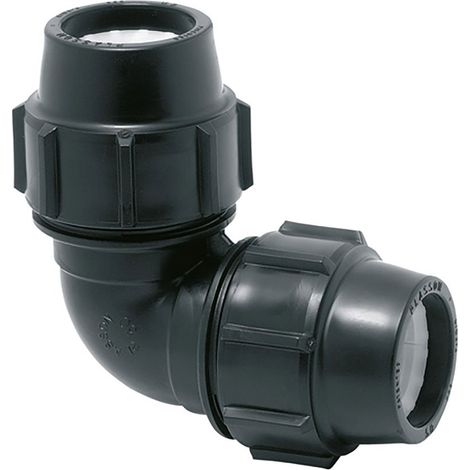 90° Polypropylen-Kniestück 20 mm