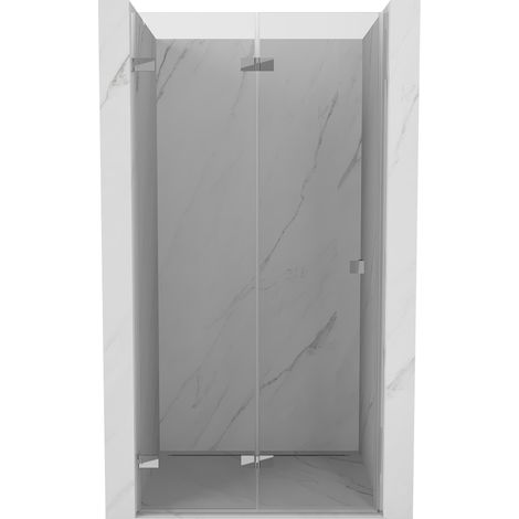 Mexen Lunar-F porte de douche pliable gauche 85 cm, transparent, chromé - 836-085-000-01-00-L (1/5)