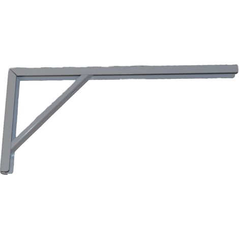 12PZ MENSOLA PER RIPOSTIGLI In acciaio verniciato bianco cm. 50x28 (1/4)