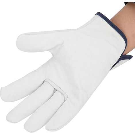 Gants de soudage TIG en cuir d'agneau grainé, ignifuges, très doux, pour travaux de soudure et protection des mains (1/5)