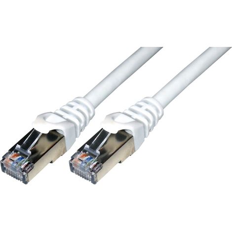 FCC6BM-0.5M/W MCL-SAMA Cordon de brassage RJ4 (P) MCL Cordon de brassage RJ45 CAT 6 F/UTP 50cm Blanc (P)