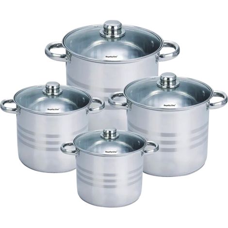 Batteries de cuisine Royalty RL-SP8 acier inoxydable 6,5L à 12,5L (1/4)