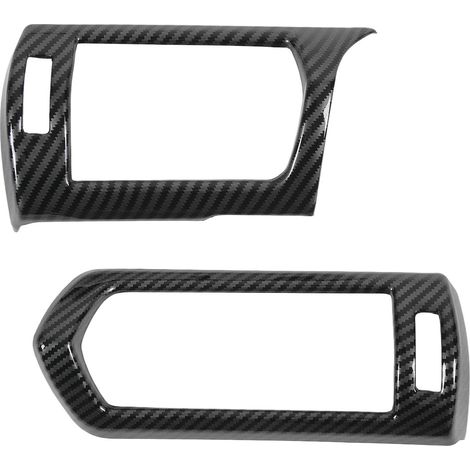 2 pièces garniture de bouche de ventilation climatisation fibre de carbone décoration intérieure pour Land Cruiser LC300 2023 (1/5)