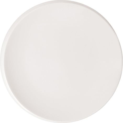 Assiette à petit-déjeuner, assiette moderne pour petit-déjeuner, Brunch, gâteau ou dessert en porcelaine Passe au lave-vaisselle Blanc 24 cm (1/5)