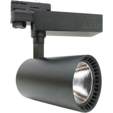 Faretto led a binario 40w trifase illuminazione a binario led faro fb-15 4200k