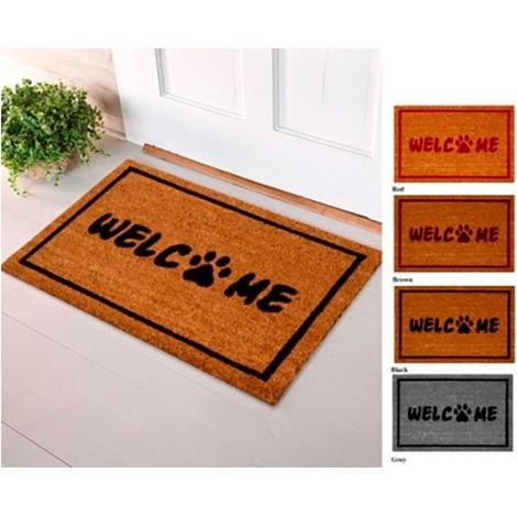 Felpudo 60x40cm modelo welcome huella EDM (1/2)