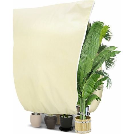 1PCS 240x200cm Housses de Protection pour Plantes, Sac de Protection pour Plantes avec Fermeture éclair et Cordon de Serrage Protection (1/4)