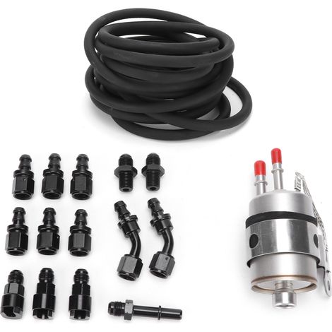 Kit Raccord Adaptateur Ligne Injection Carburant Entrée Mâle 3/8 Entretien Modification Auto (1/5)