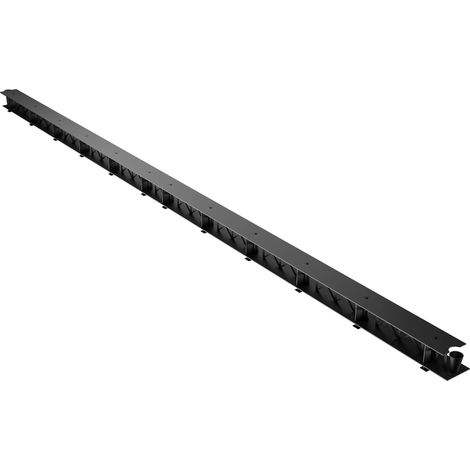 Venti PVC Lüftungsgitter 32mm x 1m RAL 9005 (1/4)