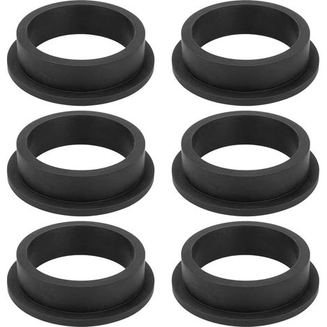 Lot de 6 joints toriques de rechange pour pompes de filtration Intex, en caoutchouc noir, étanches. (1/5)
