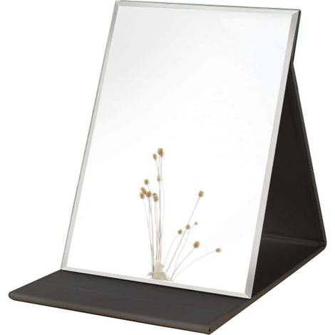 Espejo de maquillaje portátil grande, súper HD, multiángulo, manos libres/portátil/de sobremesa, 10 x 7 pulgadas