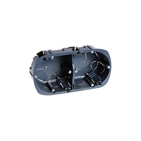 Caja de montaje multi-material - 2 puestos - Ø67/68mm - Distancia entre centros 71mm - XL ULTRA Profundidad 40mm