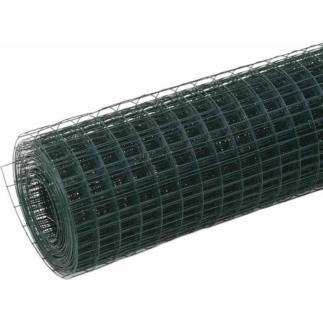 Maison Exclusive - Drahtzaun Stahl mit PVC-Beschichtung 10x0,5 m (1/4)