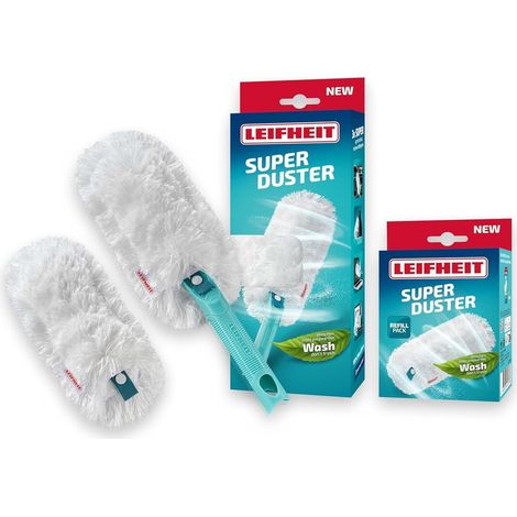 Leifheit SUPERDUSTER mit Ersatzbezug Reinigungsset 41255