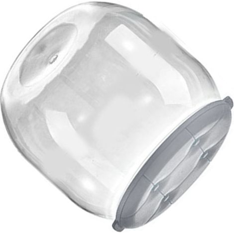 Tabouret de Stockage Transparent - Organisateur Circulaire en Plastique Premium Gris, Dimensions 46cm, Capacité 1310g, Modèle 1, 1 Pièce (1/5)