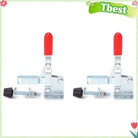 Tbest Pince à bascule de soudage Basquer la Pince 2 Pcs Maintenez les Pinces Basculées à Basculer l'outil à Main bricolage agrafe (1/5)