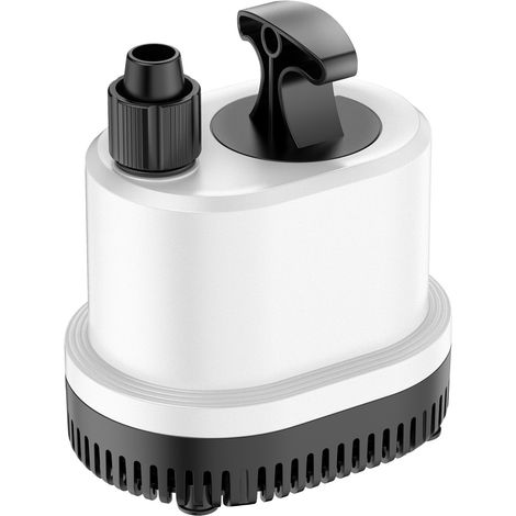 Wiltec – Pompe à eau submersible pour aquarium 2500 l/h – Puissance 40W – Hauteur de refoulement 2,3m – Aspiration plate – Protection anti-surchauffe - CHL-2500 (1/4)