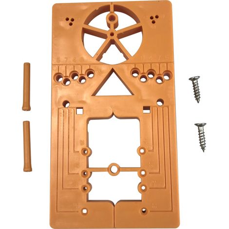 Outil multifonctionnel de perçage et de positionnement des charnières, outil de positionnement des charnières de panneaux de porte, perceuse, plaque auxiliaire de perçage et d'installation des charniè (1/4)