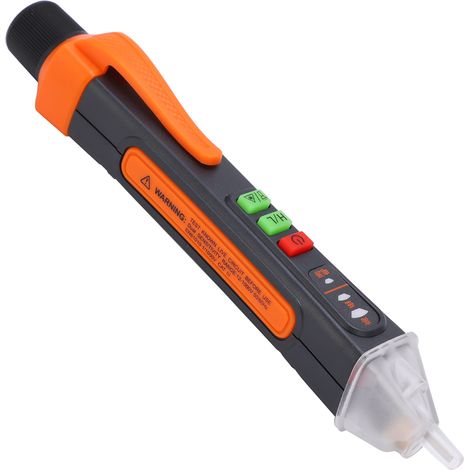 Testeur de tension sans contact T-02A, fabriqué en matériau ABS avec fonction de pointage infrarouge, adapté à la maintenance des alimentations électriques. (1/5)