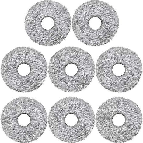 8PCS Microfiber Serpillière Cloth pour P20 Pro/T5 Pro Robot Vacum Aspirateur Accessoires Replacements Mopping Cloths (1/5)