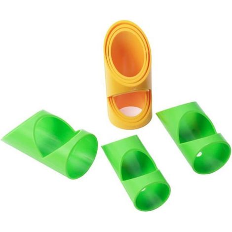 Kit 3 Outils Découpe Mousse Tuyau Isolation Vert Professionnel HVAC Plomberie Tranchant Précis Anti-Bavure (1/5)