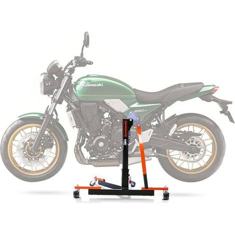 Bequille d'atelier Centrale CS Power Evo pour Kawasaki Z 650 RS 22-25 orange