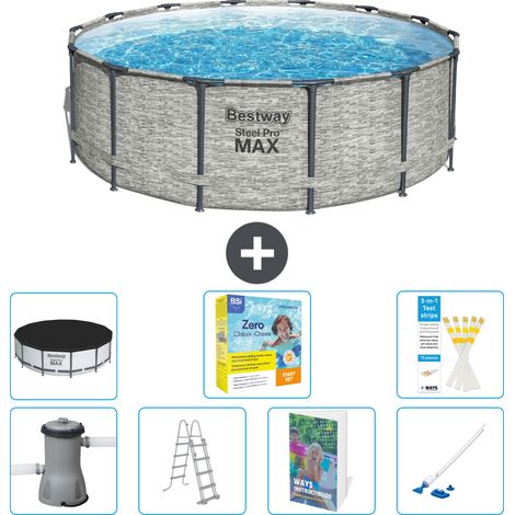 Bestway Steel Pro MAX Rund - 427x122 cm - 8-teilig S544