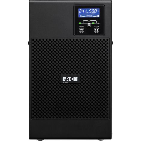 Eaton 9E3000I alimentation d'énergie non interruptible Double-conversion (en ligne) 3 kVA 2400 W 7 sortie(s) CA (1/4)