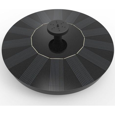 Fontaine de jardin, Solatec Fontaine Solaire Pompe à énergie Solaire 1,4 W - Pompe Submersible pour Bassin, Piscine, Jardin, Aquarium.,AAFGVC (1/5)