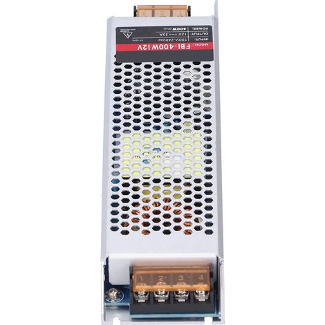 Alimentation LED 400W Transformateur Industriel Intérieur 12V AC 190-240V (1/5)